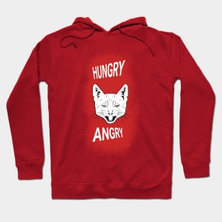 Hungry Angry Cat Hoodie